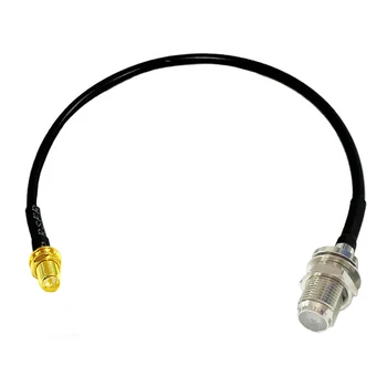 Нов безжичен кабел RP SMA женски жак гайка превключвател F женски жак конектор RG174 кабел опашка 15/20/30/50cm 8