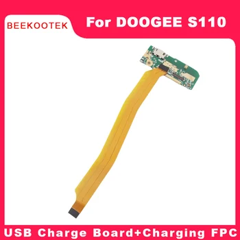 Нов оригинален DOOGEE S110 USB съвет база зареждане порт съвет с микрофон зареждане FPC аксесоари за DOOGEE S110 смарт телефон