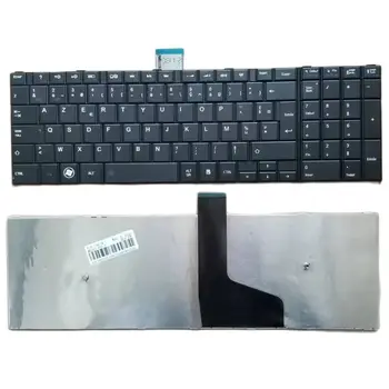 Нов френски FR за Toshiba C50 C50-A C50D C55 C55D C55T лаптоп клавиатура черен