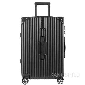 Нова мода подвижен багаж количка случай 20 ''24' '26''28' Куфар за пътуване с колела Ръчен куфар Голям размер багаж Zipp