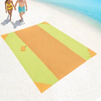 Открит джоб плаж одеяло ултралек сгъваем къмпинг туризъм мат преносим водоустойчив пясъкоустойчив палатка пикник подложка