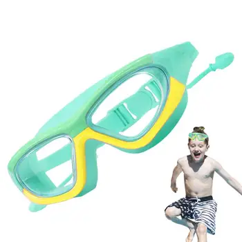 Очила за плуване за деца Тапи за уши Анти-UV детски очила за плуване за малки деца Очила за плуване за деца Тийнейджъри Младежки очила за плуване