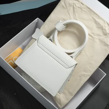 Реална телешка кожа мода луксозен дизайнер чанта Crossbody чанта съединители трябва за дамска чанта 2023 тенденция торбичка