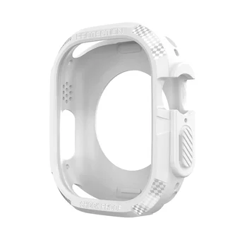 Силиконов калъф за Apple Watch 9 8 Ultra Se 45mm 49mm 44mm 40mm 41mm Аксесоари за защита на капака iWatch Series 7 Bumper