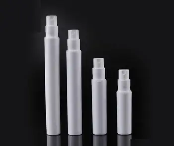Търговия на едро с празни бутилки за пръскане на проби 2ml 3ml 4ml 5ml бели пластмасови флакони за бутилки за парфюми 1000pcs/lot SN77