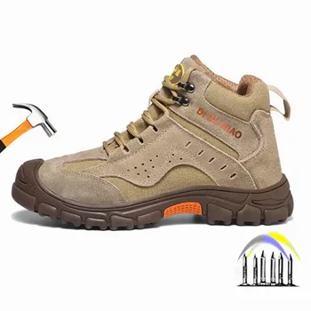  анти попарване заварчик предпазни обувки изолация 6kv работни обувки за заварчици защитни обувки против хлъзгане анти пункция велур обувки