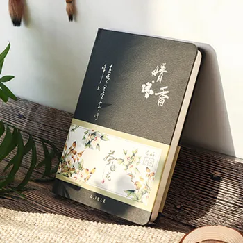 китайски стил творчески цветна страница бележник с твърди корици дневник книги седмичен плановик наръчник цвят вътре страница за студенти