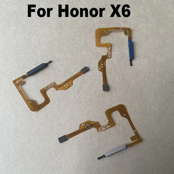 оригинал за Honor X6 сензор за пръстови отпечатъци Бутон за захранване Flex кабел Touch ID сензор Начало Бутони Части за смартфони